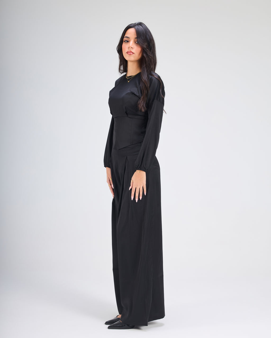 Tommy Satin Corset Set