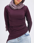 Aubergine Not So Basic Top